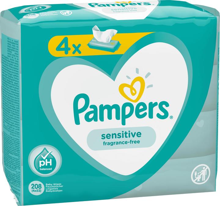 Produktbild Pampers Sensitive (208 Stück)