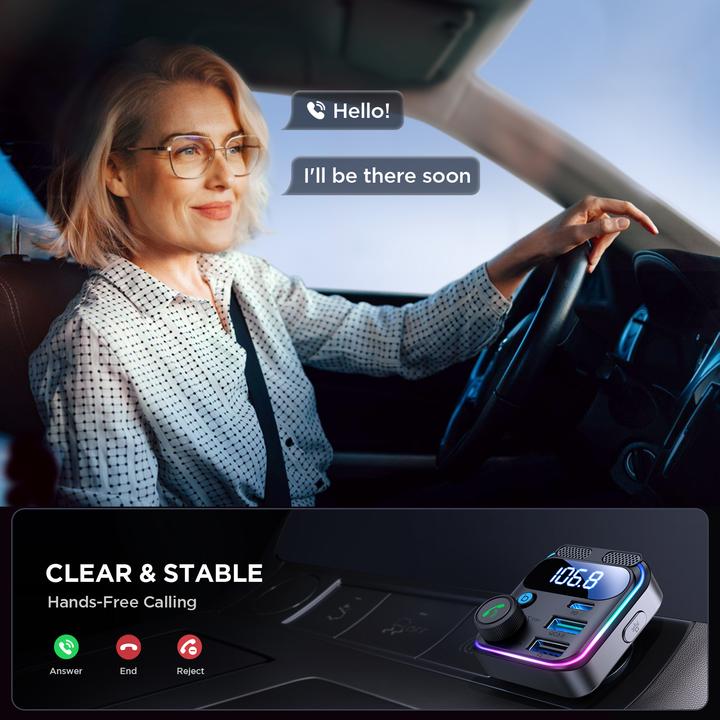 Produktbild Joyroom Car Wireless FM Transmitter (JR-CCB01)