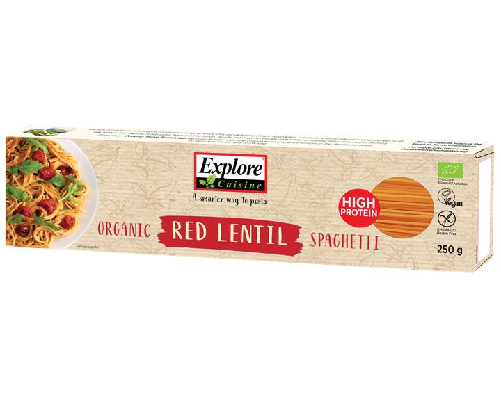 Actual product image Explore Cuisine Spaghetti from red lentils organic (250 g)