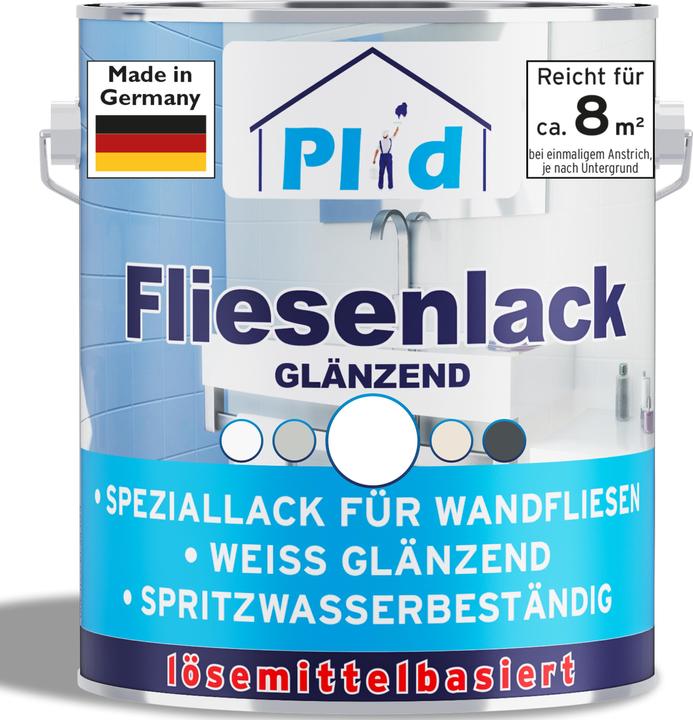 Glänzend, Weiss