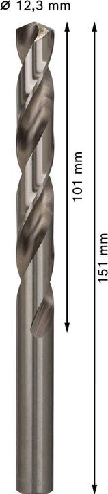 Image du produit Bosch Professional Zubehör Foret hélicoïdal PRO Metal HSS-G, 12,3 x 101 x 151 mm (12,3 mm)