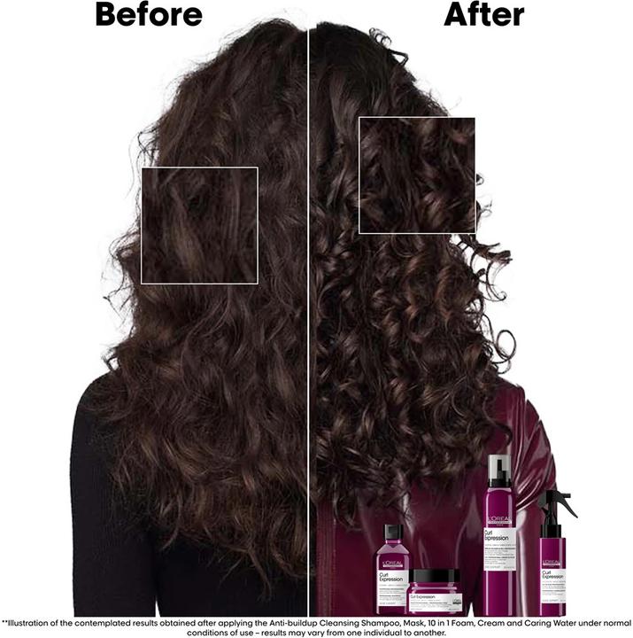 Immagine prodotto L'Oréal Professionnel - Curl Expression Anti Build Up Capelli ricci e mossi (Shampoo professionale) (Shampoo liquido, 300 ml)