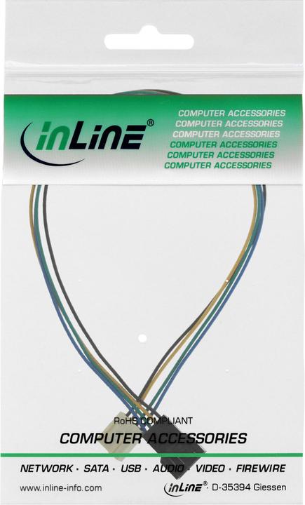 Image du produit InLine Rallonge de câble de ventilateur PWM