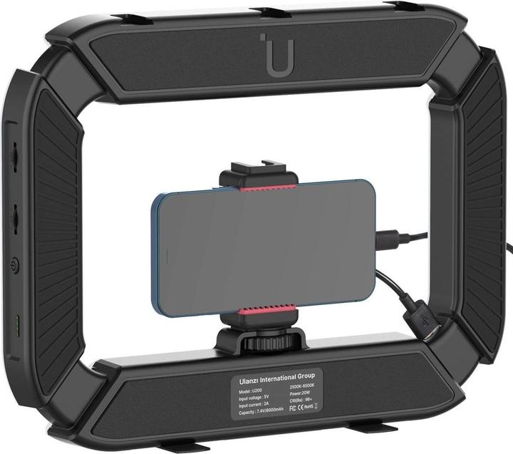 Productafbeelding Ulanzi Camera ringlicht video opstelling (Ringlicht)