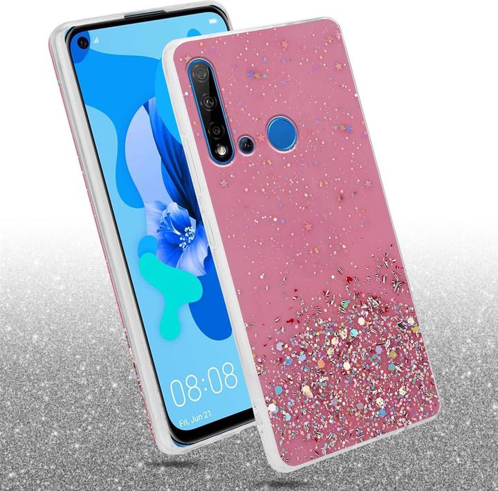 Actual product image Cadorabo TPU cover sparkling glitter (Huawei Nova 5i, Huawei P20 Lite (2019))