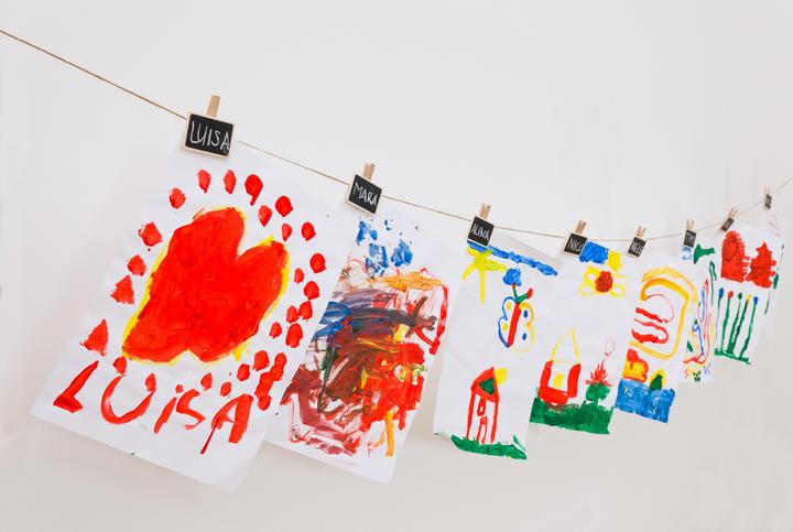 Produktbild Betzold Wäscheklammern mit Tafel