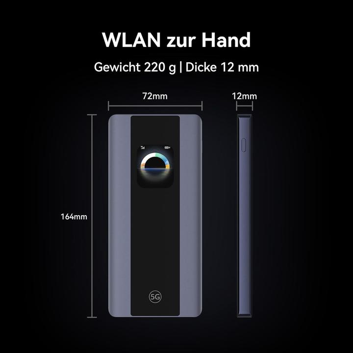 Actual product image Huawei 5G Mobile WiFi Pro with 7000mAh Power Bank and Parental Controls