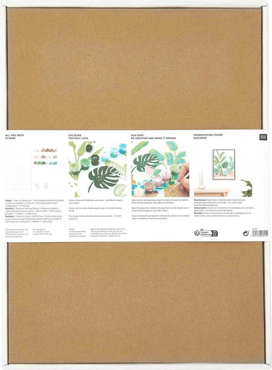Actual product image Rico Design Painting by numbers Plants