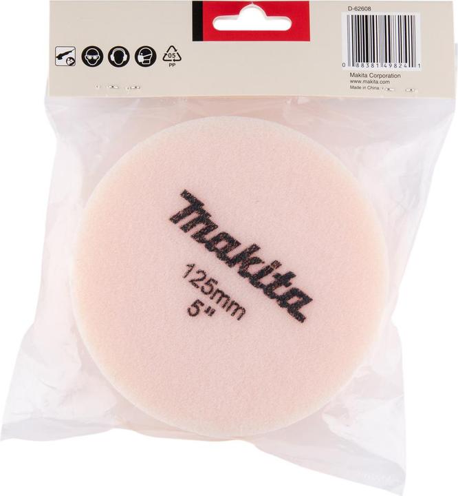 Actual product image Makita Velcro Sponge Orange 125mm (Coarse)
