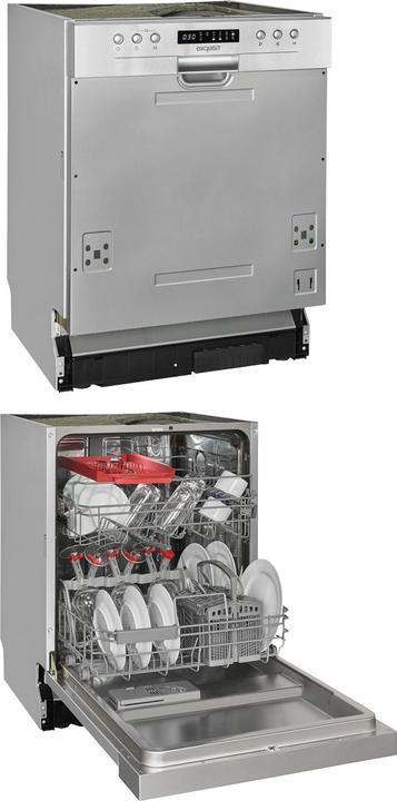 Produktbild Exquisit EGSP9414-EB-030D inox, Geschirrspüler (Einbaugerät)
