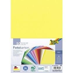 Produktbild Folia Fotokarton, DIN A4, 300 g/qm, 25 Farben sortiert (300 g/m², 50 x)