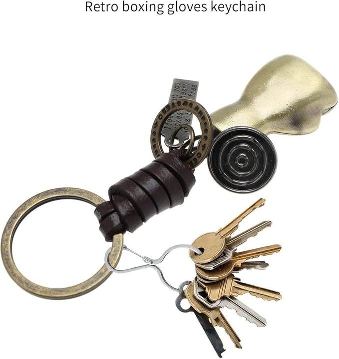 Actual product image Applied Nutrition Vintage boxing glove keyring