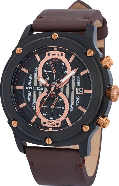 Immagine prodotto Police PL15917JSB.02A Lulworth 47mm 5ATM (Orologio da polso analogico, 46 mm)