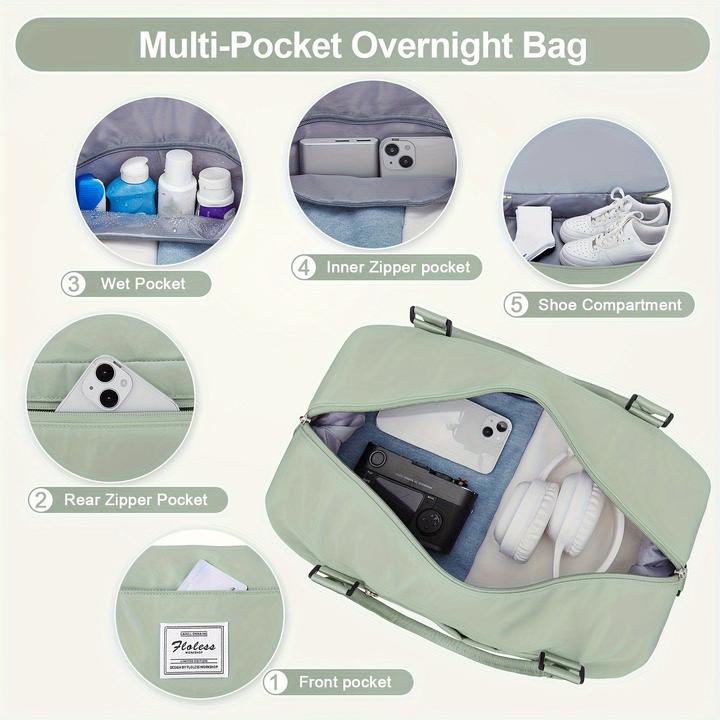 Immagine prodotto Only-Bags.Store 3 pezzi in viaggio con una borsa a mano grande, una borsa sportiva e un bagaglio impermeabile