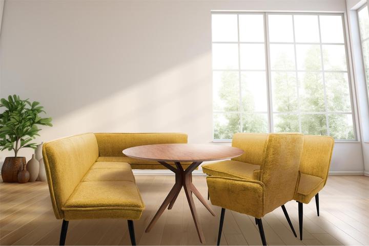 Produktbild HTI-Living Eckbank Links Mesilla Gelb (195 cm)