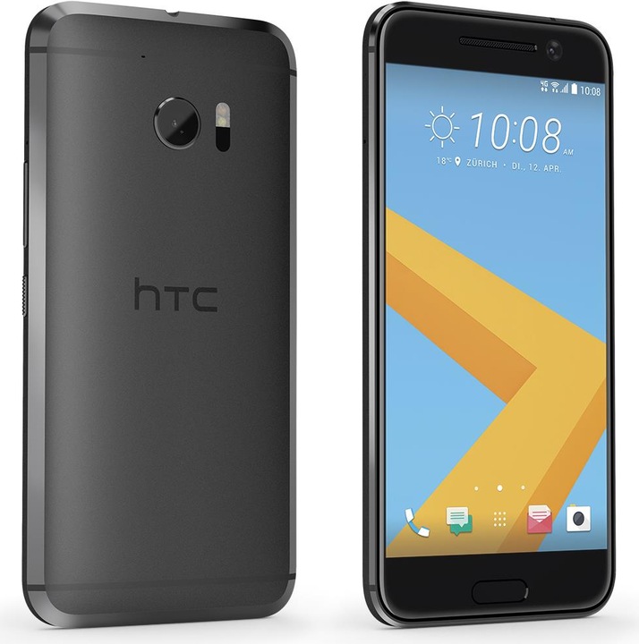 HTC 10 (32 GB, Carbon Grey, 5.20", Single SIM, 12 Mpx, 4G)