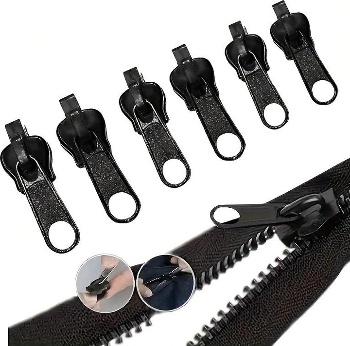 Produktbild Cbx 6 Stück Ersatz-Reissverschlussschieber, Reissverschluss Ersatz Zipper