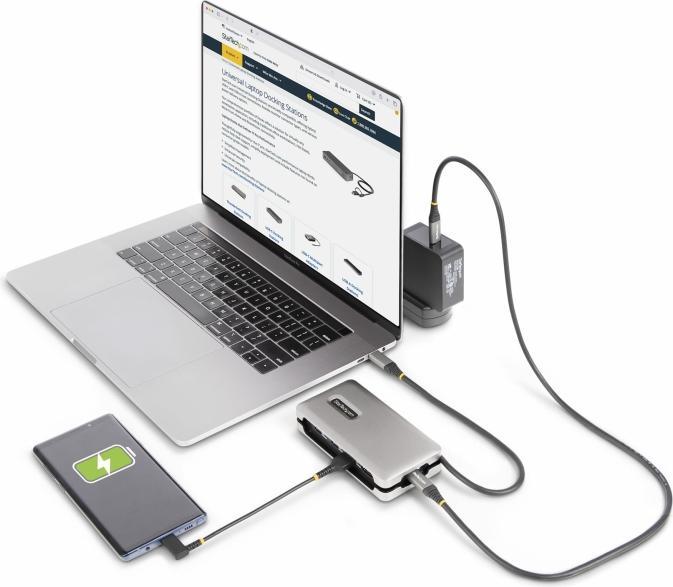 Image du produit StarTech com USB-C Multiport Adapter, 4K 60Hz HDMI 2.0b, HDR, USB 3.2 Gen 2 10Gbps Hub (2xUSB-C, 1xU (USB-A, 2 ports)