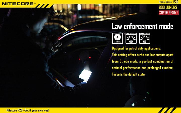 Produktbild Nitecore P20 (13.40 cm, 800 lm)