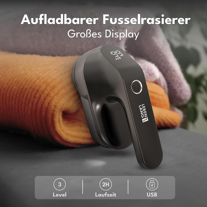 Produktbild Lebenlang Elektrischer Fusselrasierer mit LED-Anzeige