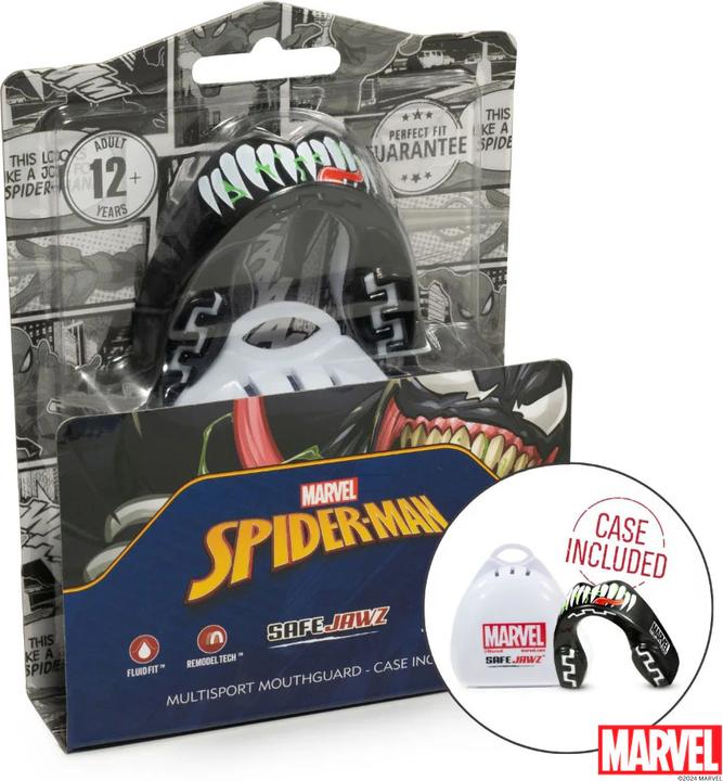 Produktbild SafeJawz Marvel Venom Mundschutz für Kinder (One Size)