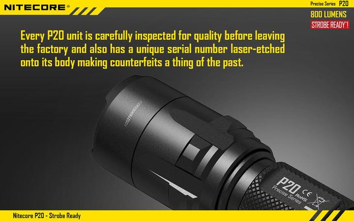 Produktbild Nitecore P20 (13.40 cm, 800 lm)