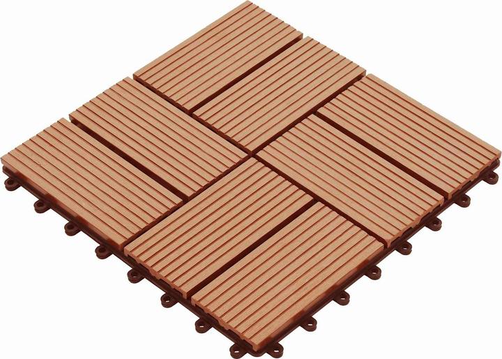 Produktbild vidaXL Terrassenfliese (11x, 30 x 30 cm)