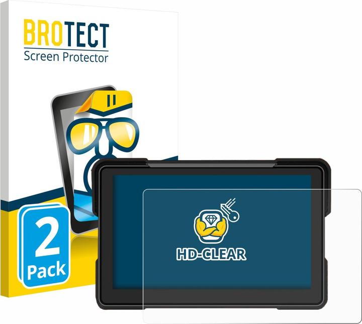 Produktbild BROTECT Schutzfolie für Airpuxem Motorrad Carplay 7" Displayschutz Displayschutzfolie Folie Klar