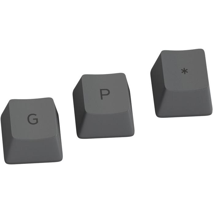 Thumbnail - Glorious PC Gaming Race GPBT Keycaps - 115 PBT Tastenkappen, ISO, NO-Layout, Black Ash, Keycaps, Grau