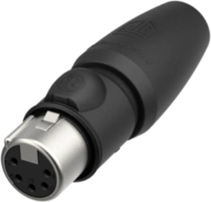 Actual product image Neutrik NC5FX1-TOP-14 XLR plug connector Coupling, straight Number of poles: 5 Black 1