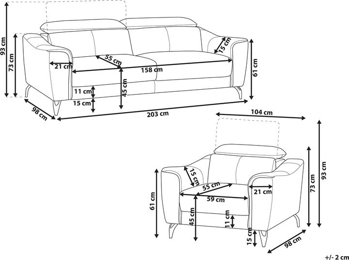 Produktbild Beliani Narwik (Wohnlandschaft)