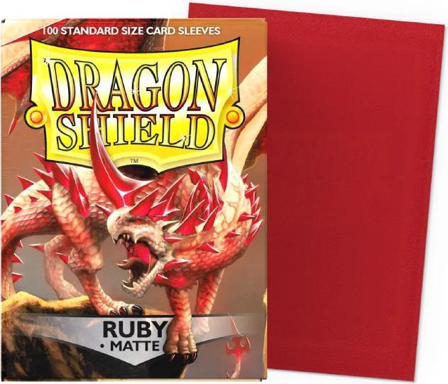 Actual product image Arcane Tinman ART11037 - Matte - Ruby (100) Card Sleeves