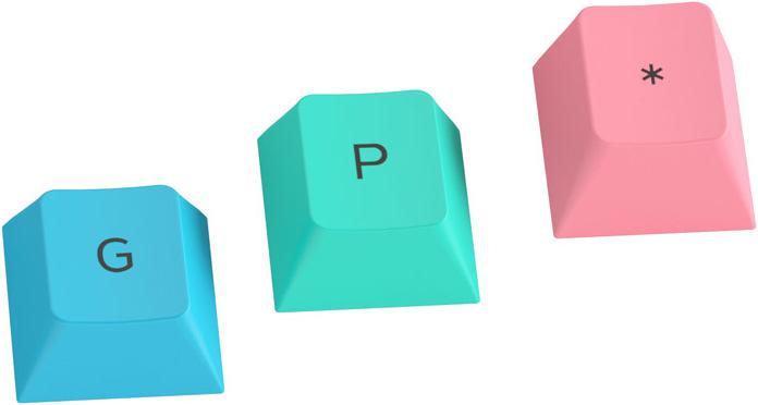 Produktbild Glorious PC Gaming Race GPBT Keycaps - 115 PBT Tastenkappen, ISO, NO-Layout, Pastel