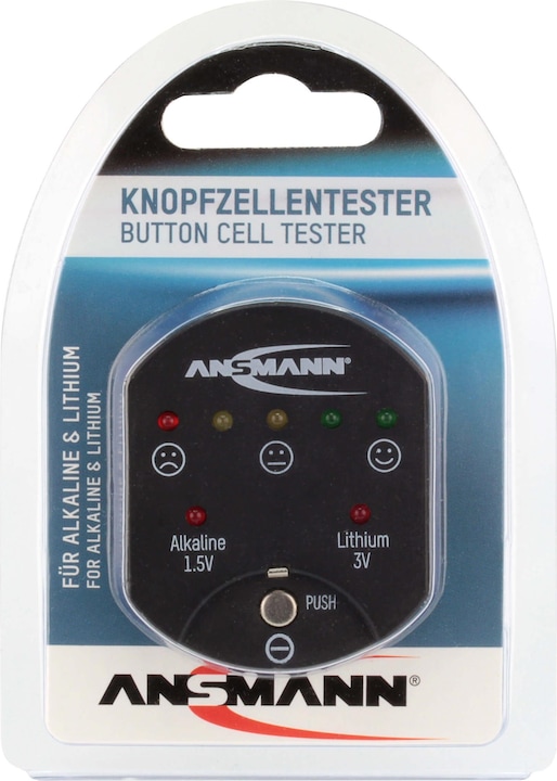 Actual product image Ansmann Button cell tester