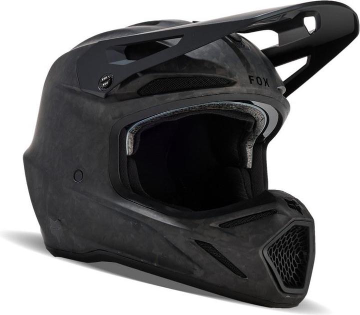 Actual product image Fox V3 RS Carbon Solid Helmet (59 cm, M)