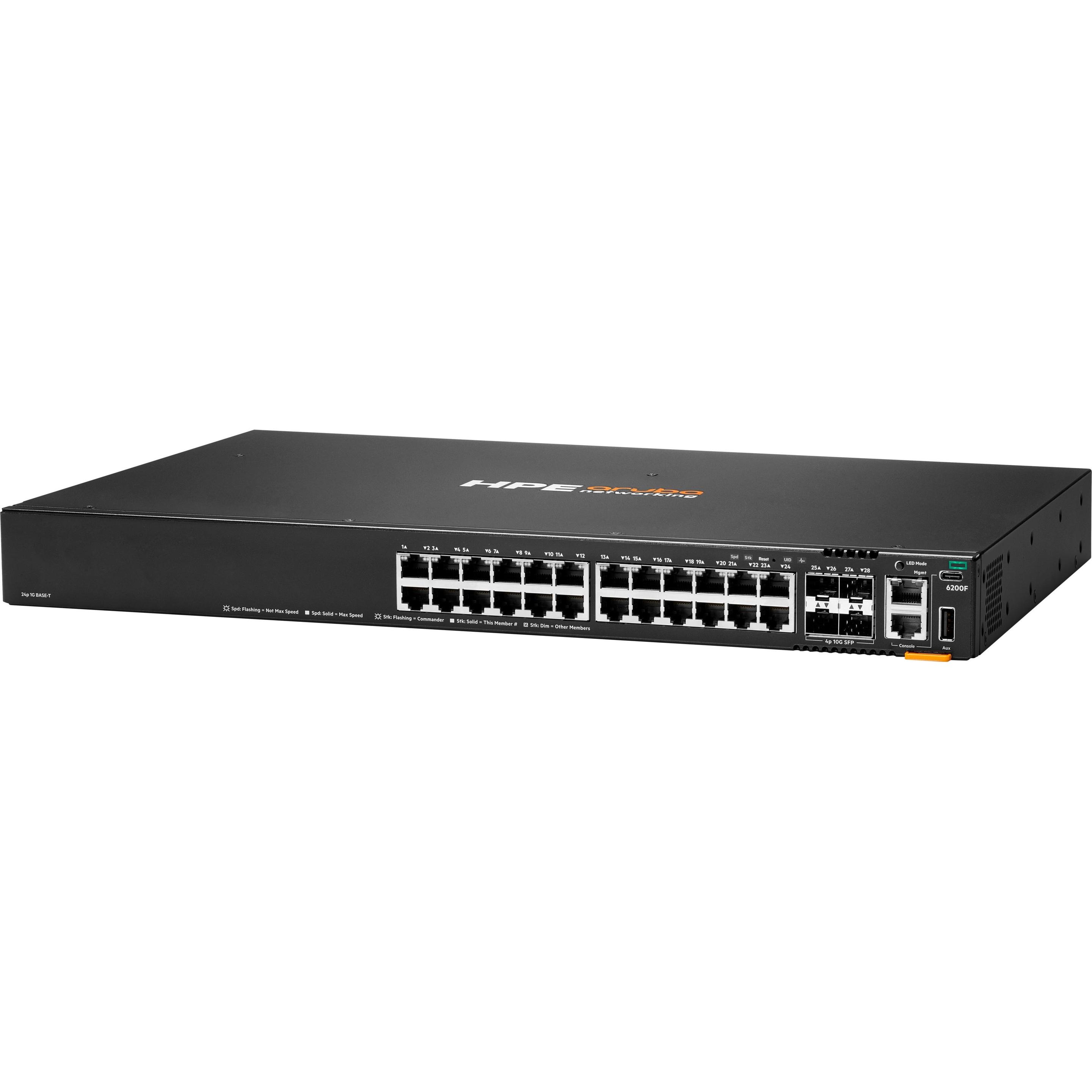 Aruba Hpe Networking Cx 6200F 24G 4Sfp+ Switch (24 Porte), Switch Di Rete