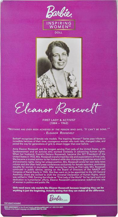 Actual product image Barbie Signature Inspiring Women - Eleanor Roosevelt