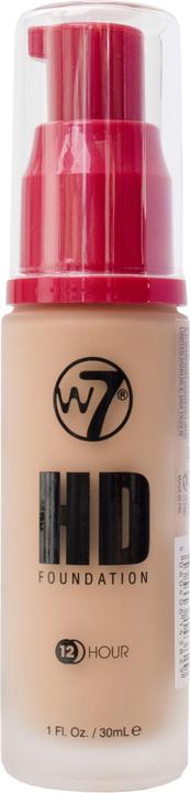 Produktbild W7 HD Foundation Oil-Free Liquid Foundation for Poreless Matte Medium Coverage 30ml Early Tan (Early Tan)