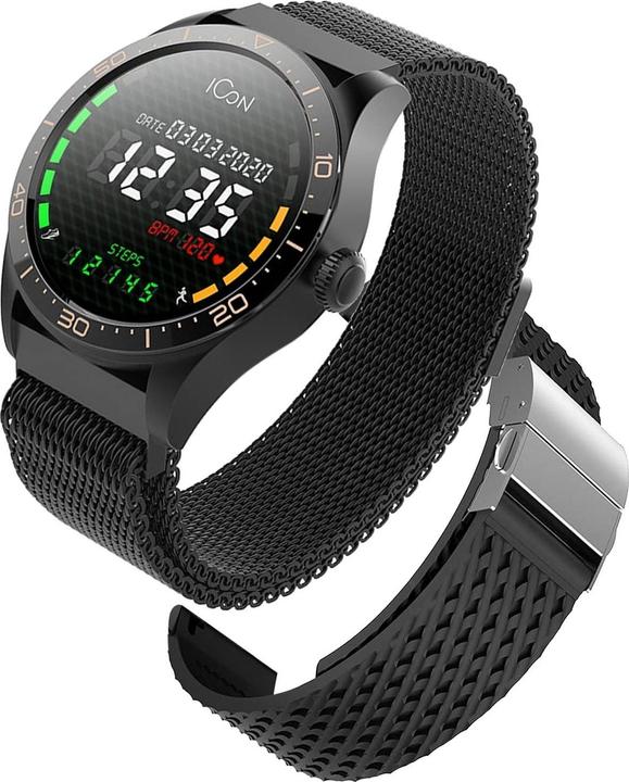 Actual product image Forever Smartwatch ICON v2 AW-110 black (44 mm)