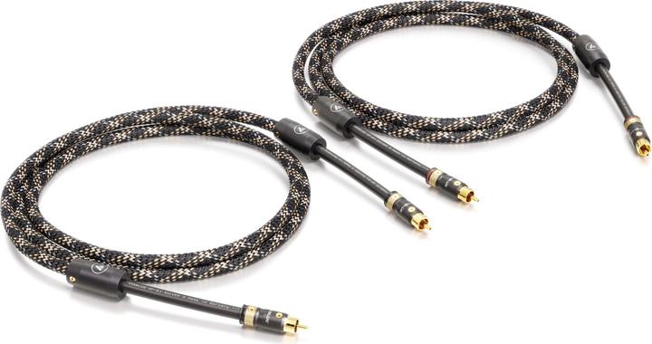 Actual product image ViaBlue NF-S1 ZILVEREN QUATTRO RCA CABLE (Stereo versie) 1 metre (1 m)