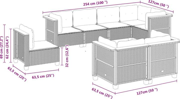 Produktbild vidaXL Zoie