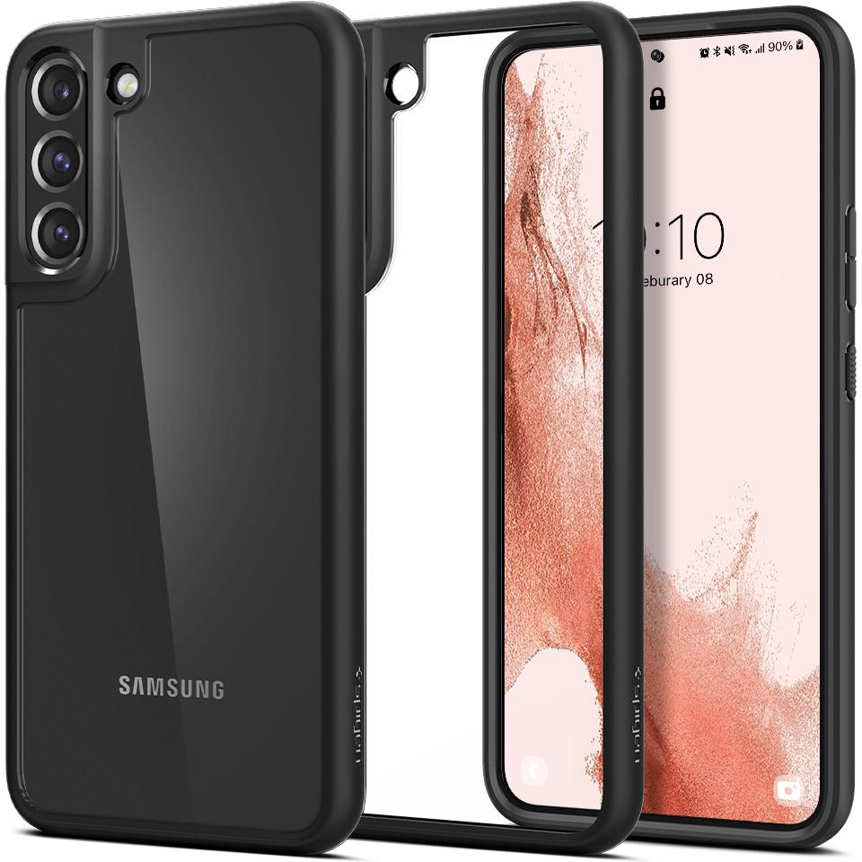 Spigen Ultra Hybrid (Samsung Galaxy S22), Smartphone Hülle, Schwarz