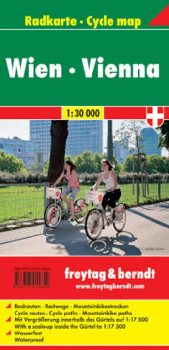 Actual product image Freytag Berndt Cycle Map Vienna