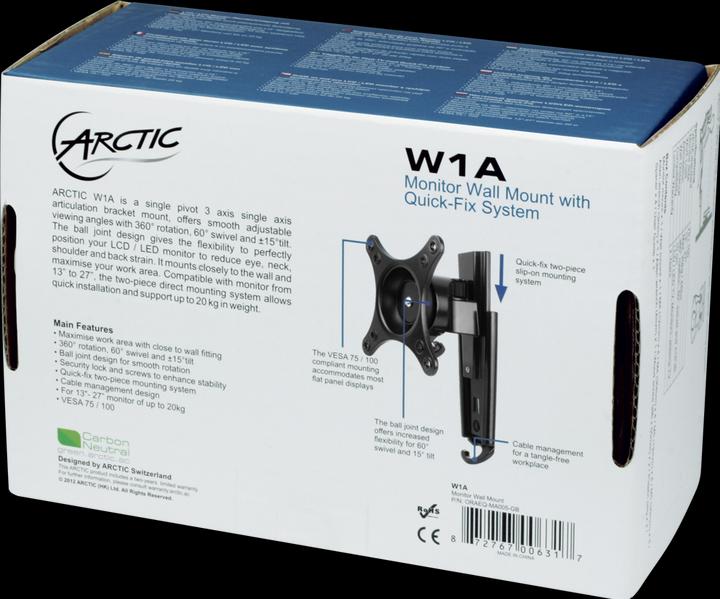 Actual product image Arctic W1a (Wall, 30")