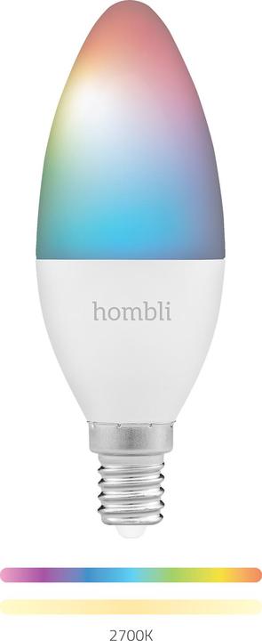 Actual product image Hombli Smart Bulb (E14, 385 lm, 2 x)