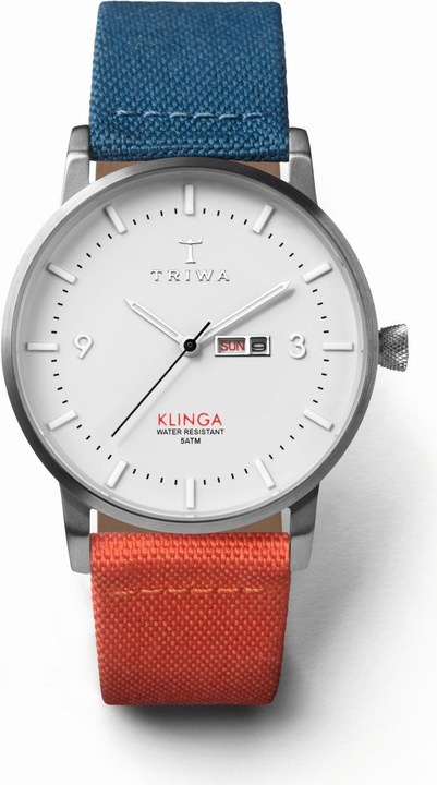 Triwa Dawn Klinga Yankee Canvas Classic (Analogue wristwatch, 38 mm)