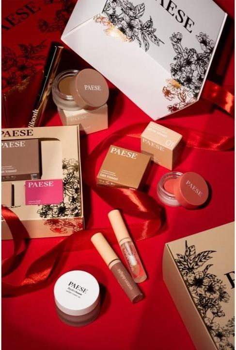 Produktbild Paese Paeseset Nature Look Mascara Cheeky 9ml, Lip Gloss Cotton Delight 75ml, Gerstenpuder 10g