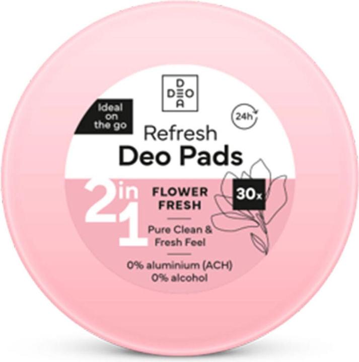 Produktbild Deodea Deodorant Deo Pads Flower Fresh (30 Stück) (45 g)