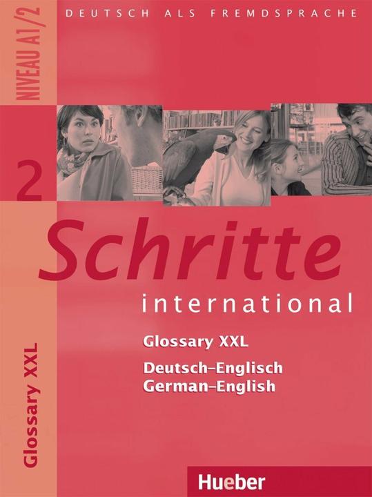 Produktbild Schritte international 2. Niveau A1/2 / Glossar XXL Deutsch-Englisch, Glossary German-English (Deutsch, Hueber Verlag, 2015)
