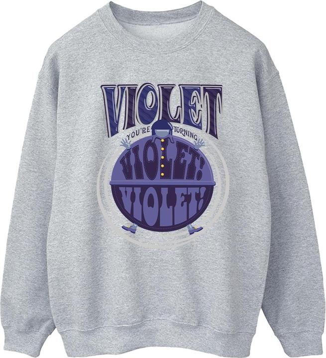 Image du produit Willy Wonka & the Chocolate Factory - Sweat VIOLET TURNING VIOLET - Femme (S)